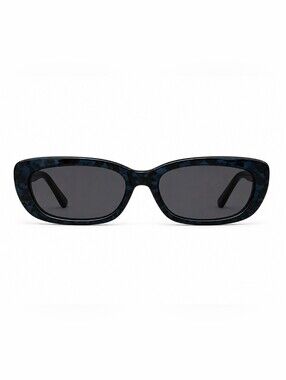 Max & Co Blue Tortoise Rectangular Sunglasses Designer Eyewear
